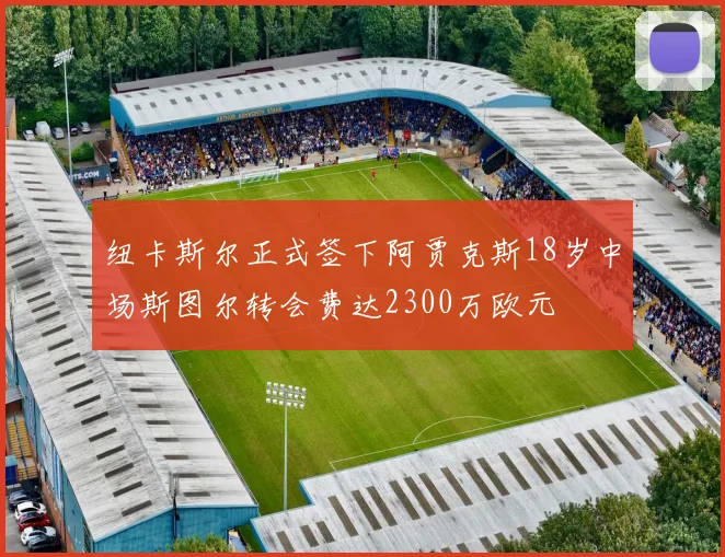 纽卡斯尔正式签下阿贾克斯18岁中场斯图尔转会费达2300万欧元